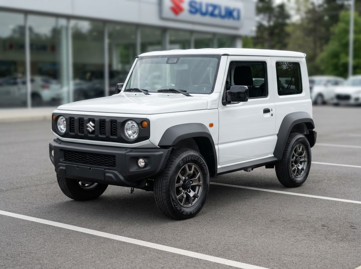 2023 Suzuki Jimny Sierra 4WD — Bluish White Pearl exterior