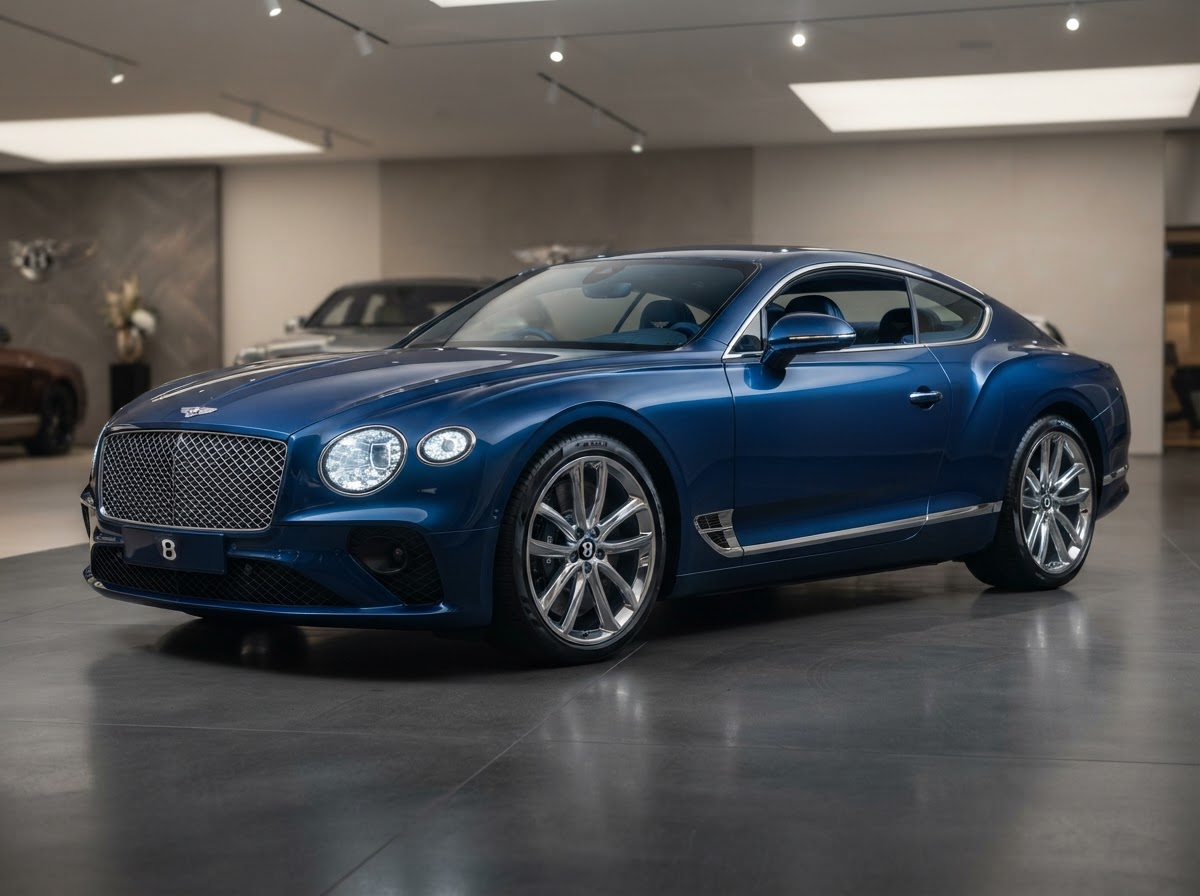 2024 Bentley Continental GT V8 — Glacier White exterior
