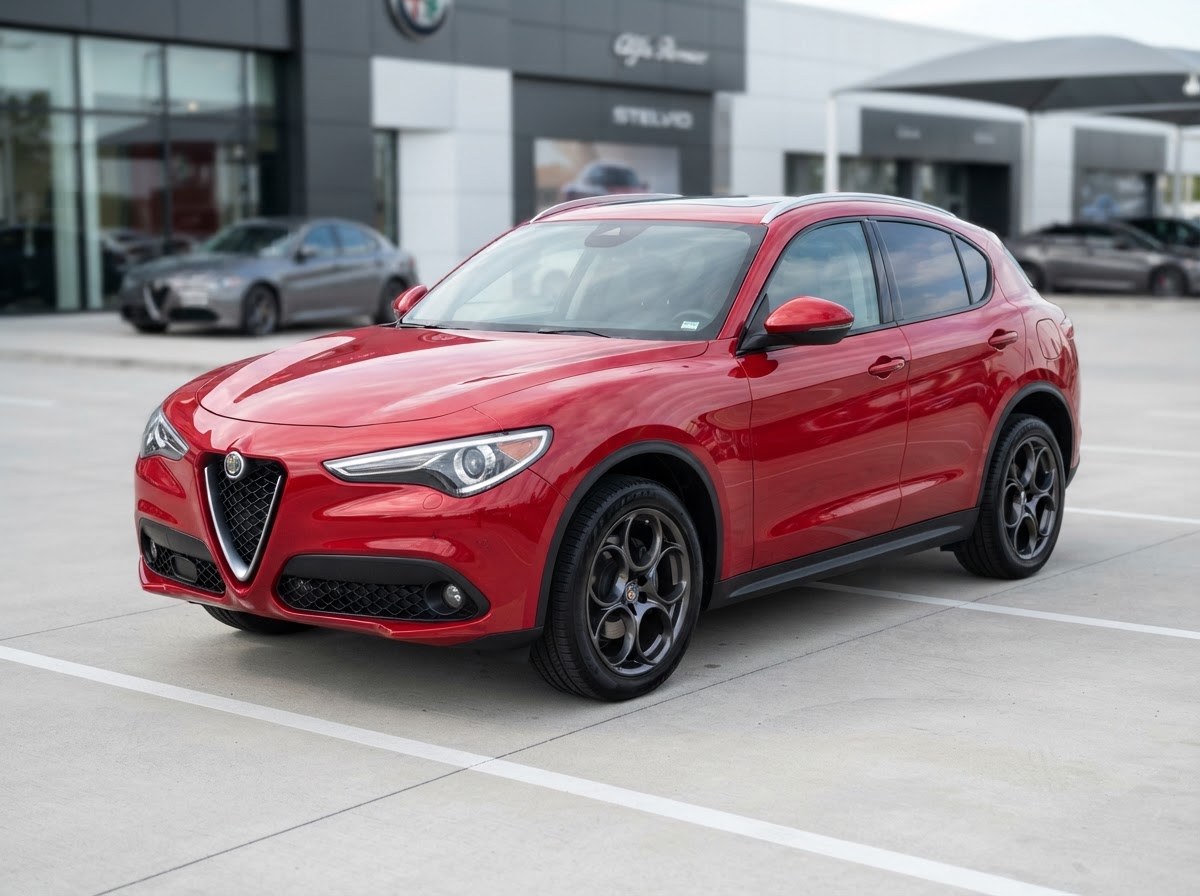2023 Alfa Romeo Stelvio Veloce — Rosso Imola exterior