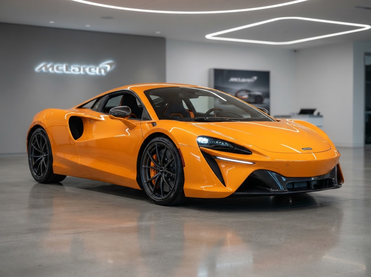 2023 McLaren Artura Performance — Volcano Orange exterior