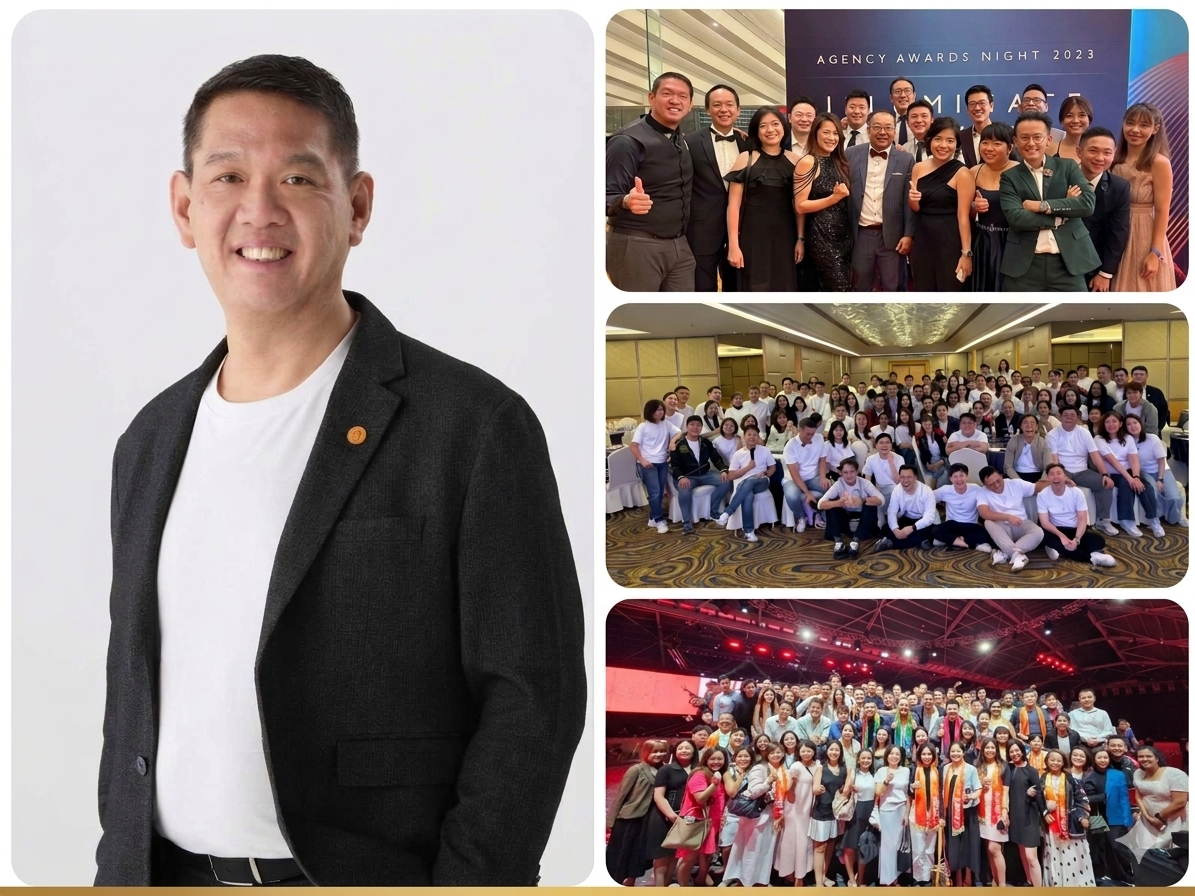 Raymond Lim with Agency Awards Night attendees and agency leaders