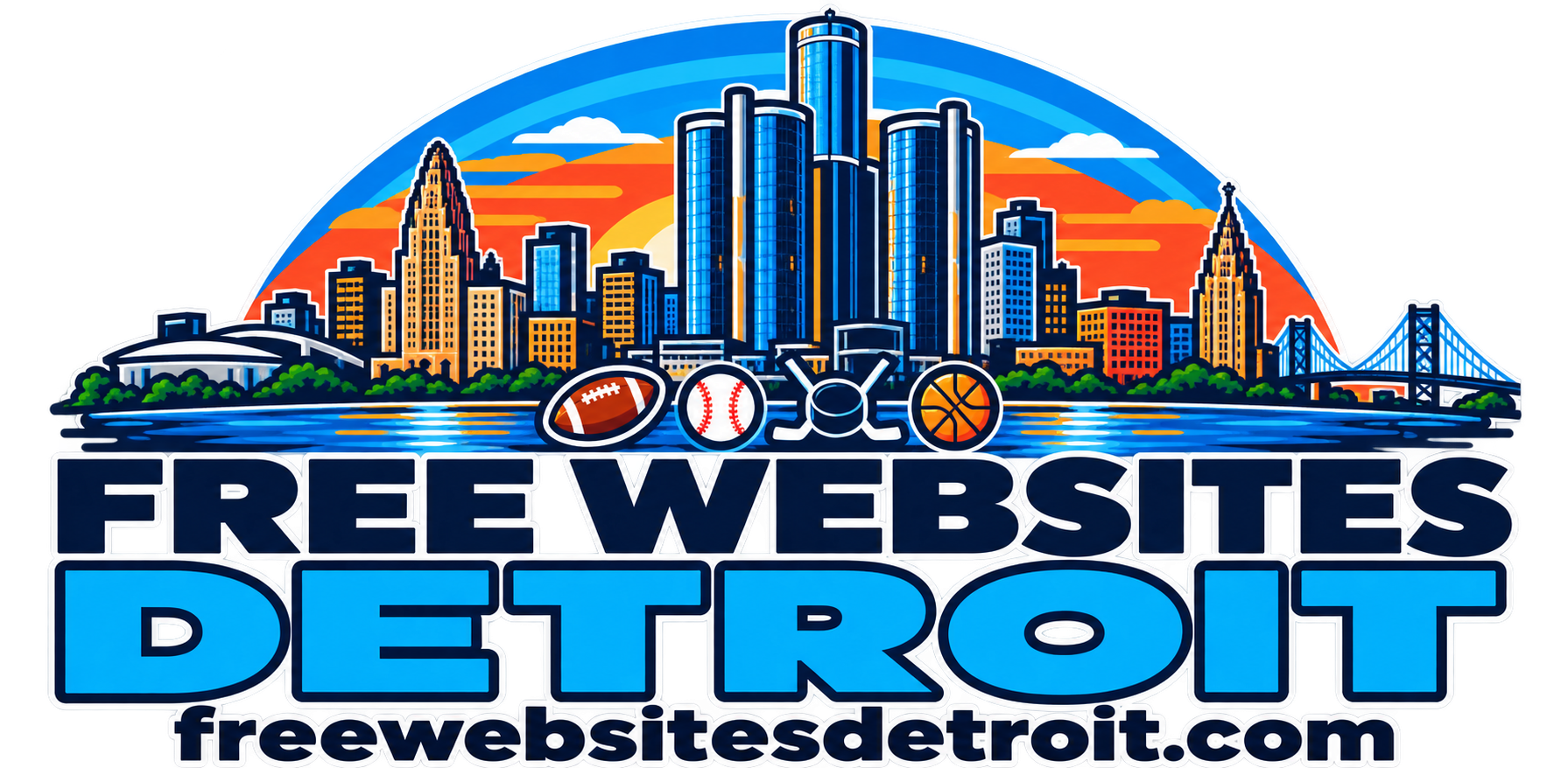 Free Websites Detroit Official Logo