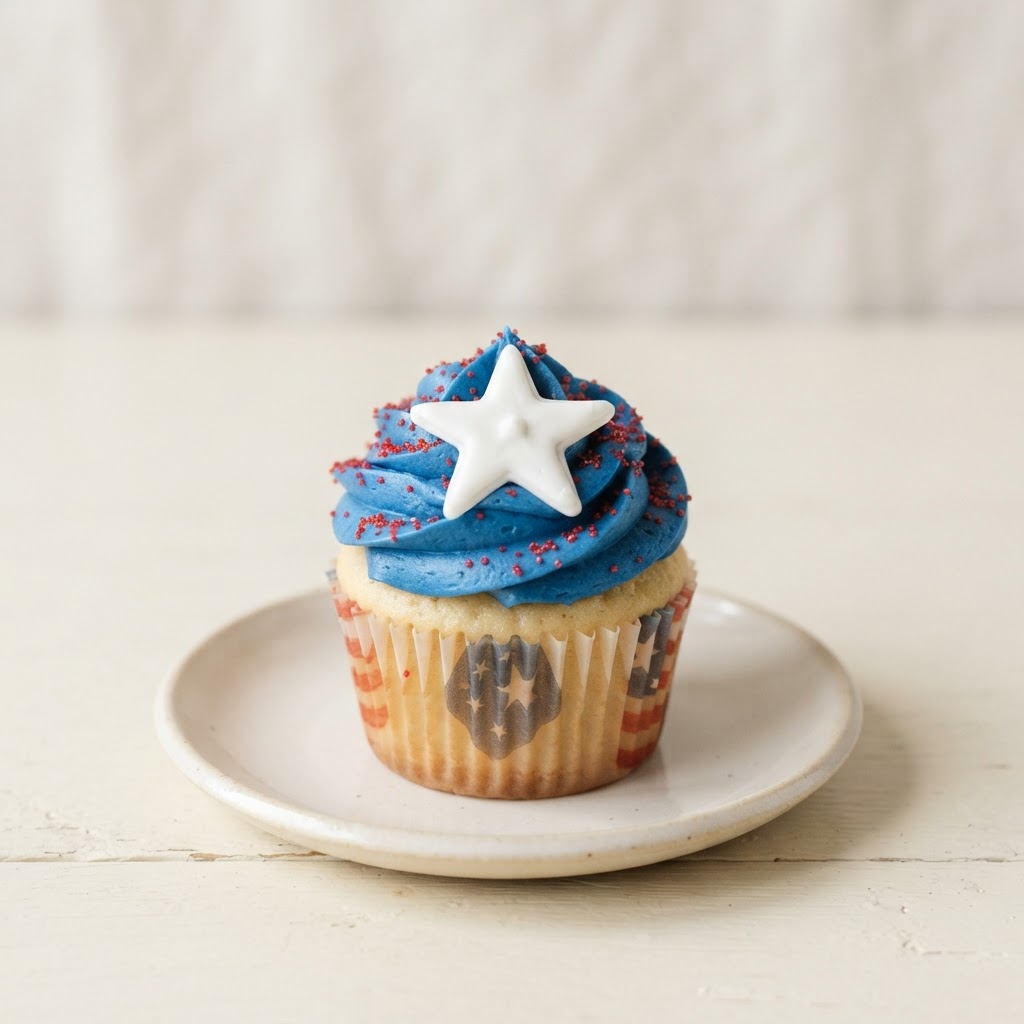Lone Star cupcake