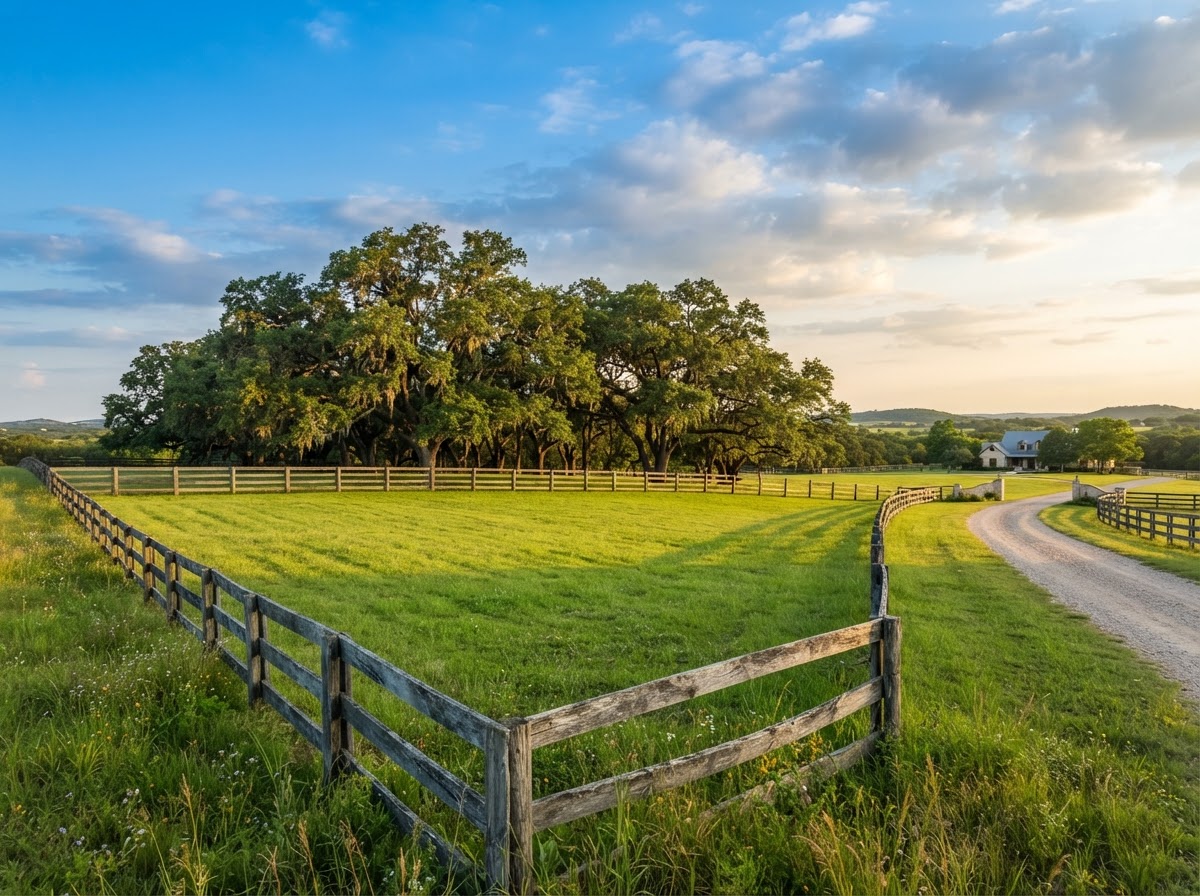 View of the 7.76-acre land at 6949 Cross Timbers Road