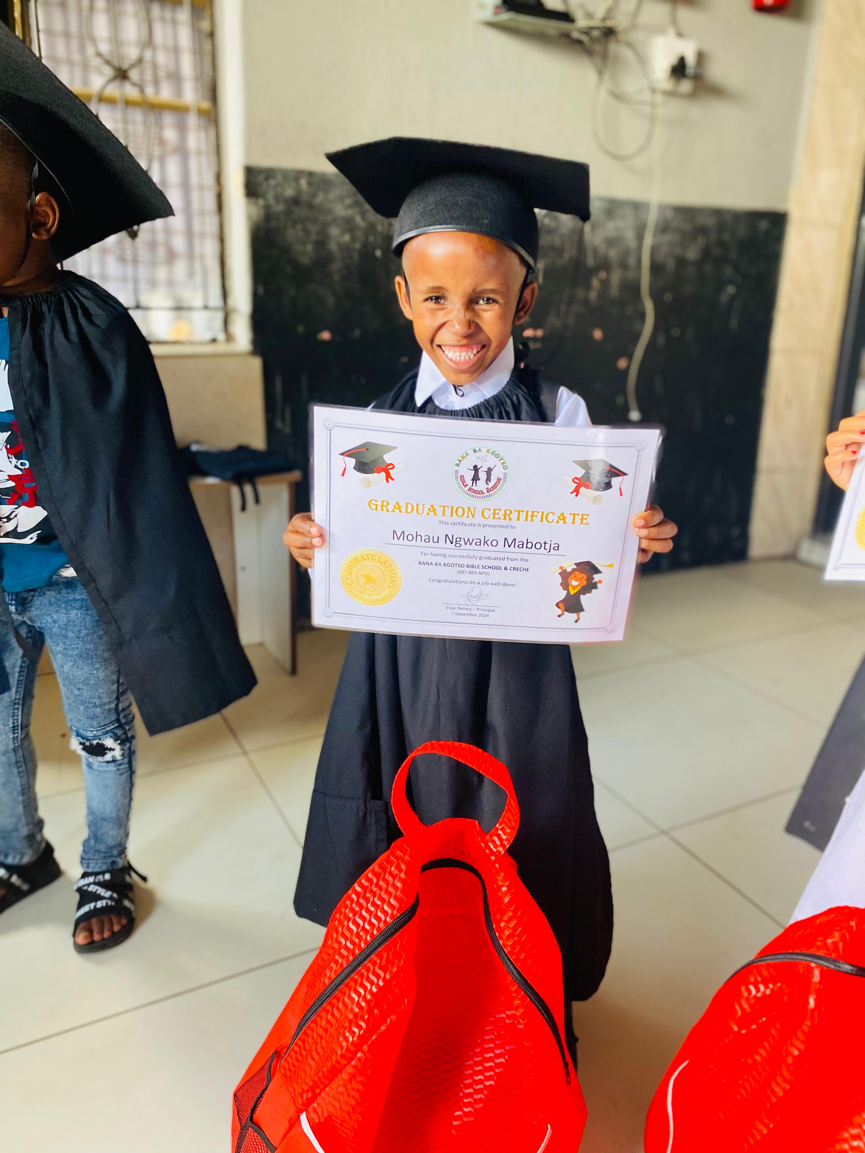 Mohau's Proud Graduation Moment