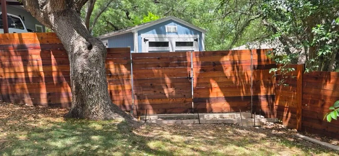 SJ Cedar Wood Privacy Fence