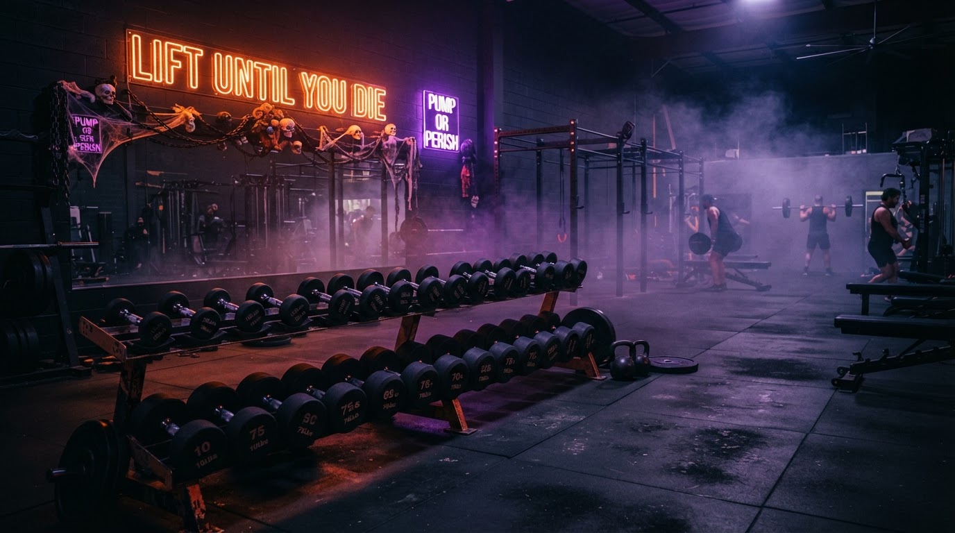 Halloween gym bakgrunn