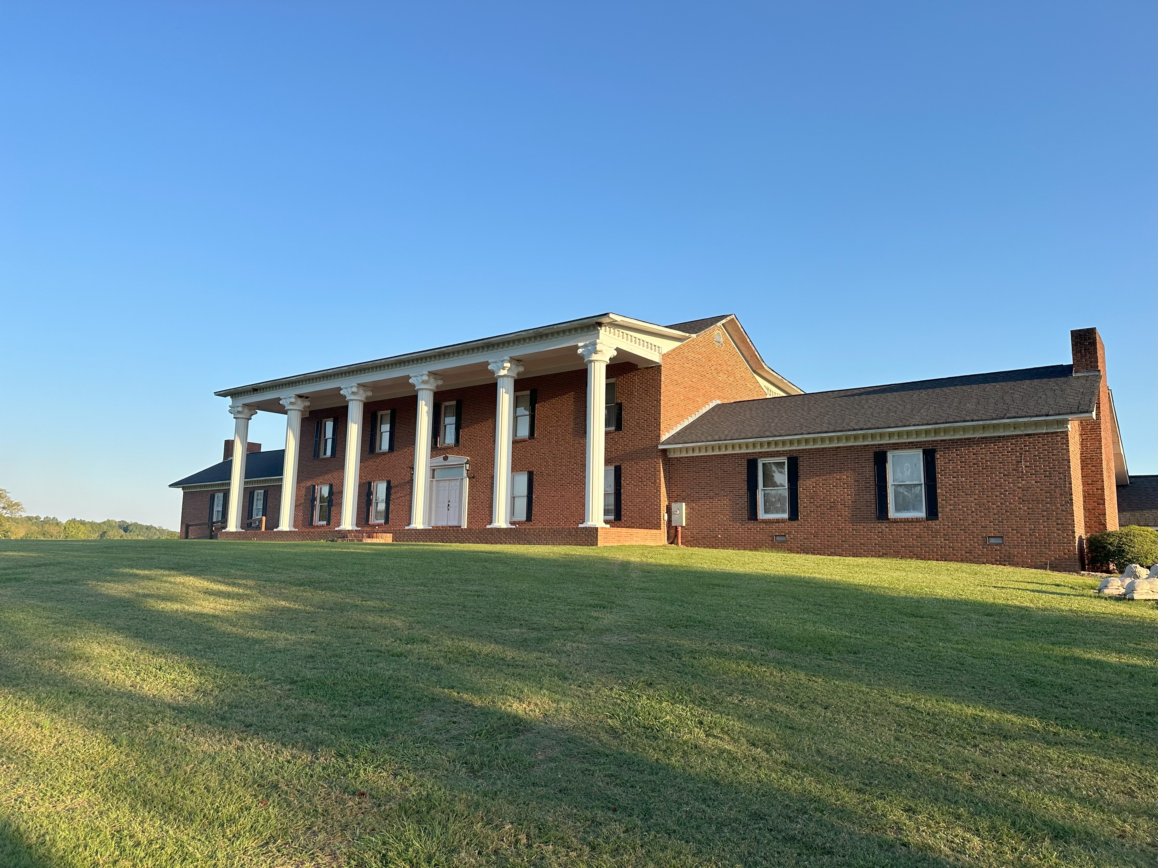 The Big House, a Southern Colonial brick home on the property