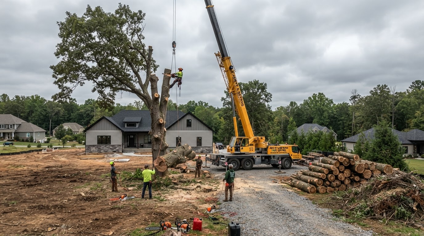 Residential lot clearing and site preparation across Alberta