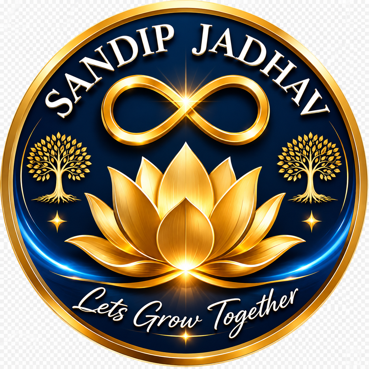 Sandip Jadhav Logo - Lets Grow Together