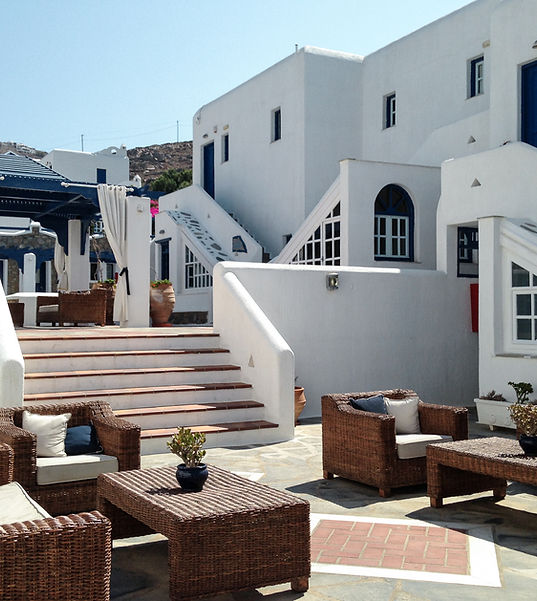 Boutique Greek resort architecture
