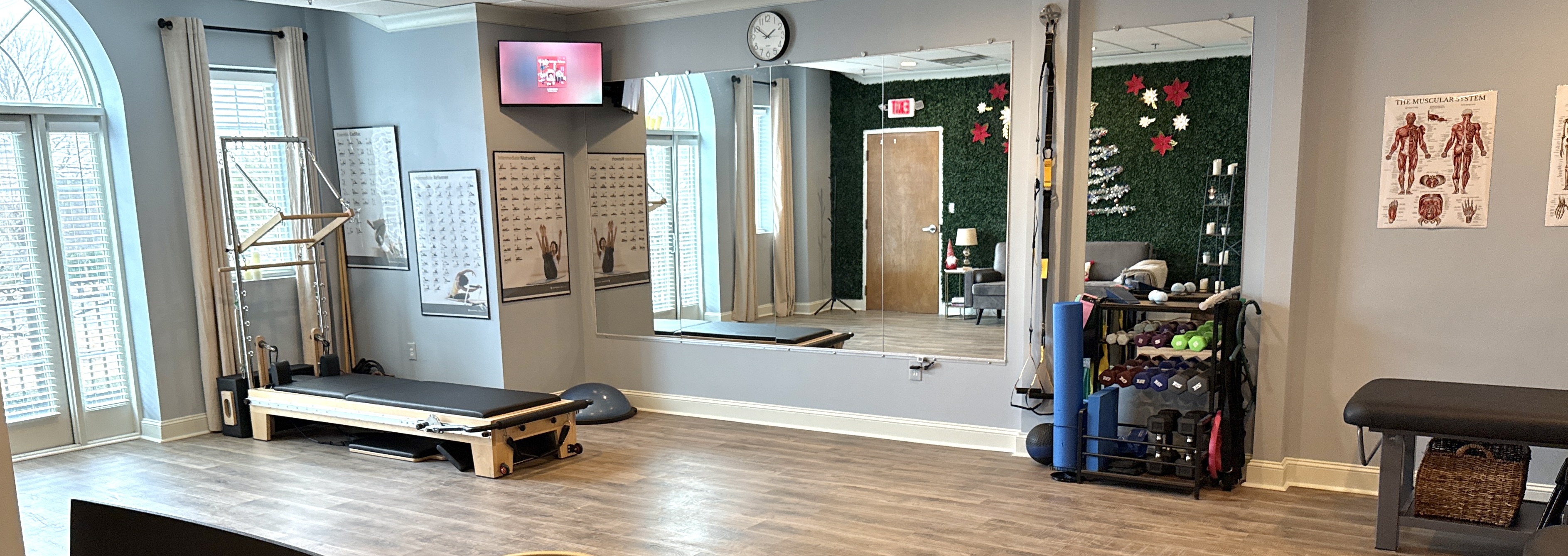 Embodiment Health & Wellness studio, Pilates reformer, and movement space in Roswell, GA