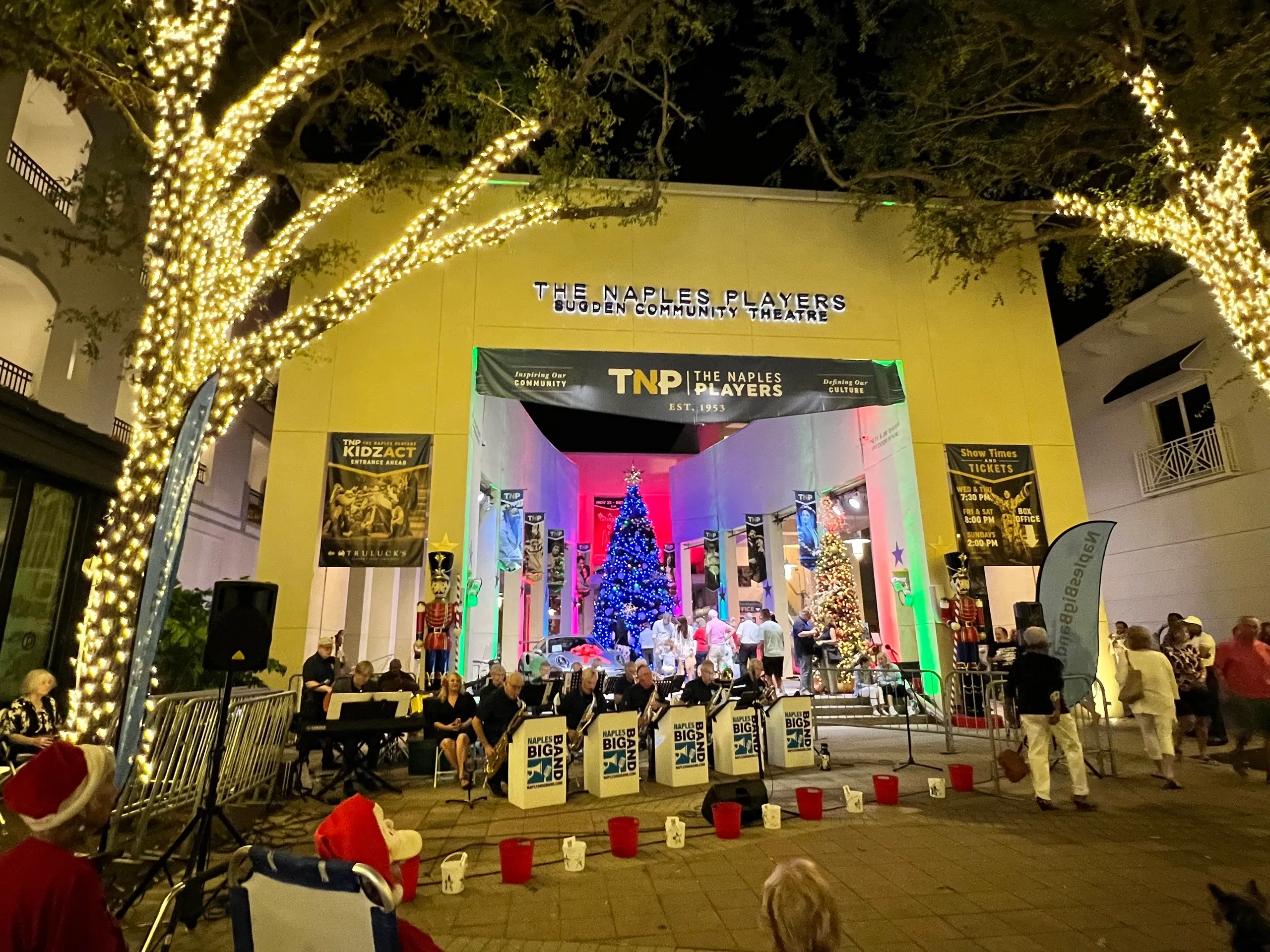 Naples Big Band evening holiday concert at The Naples Players Sugden Theatre