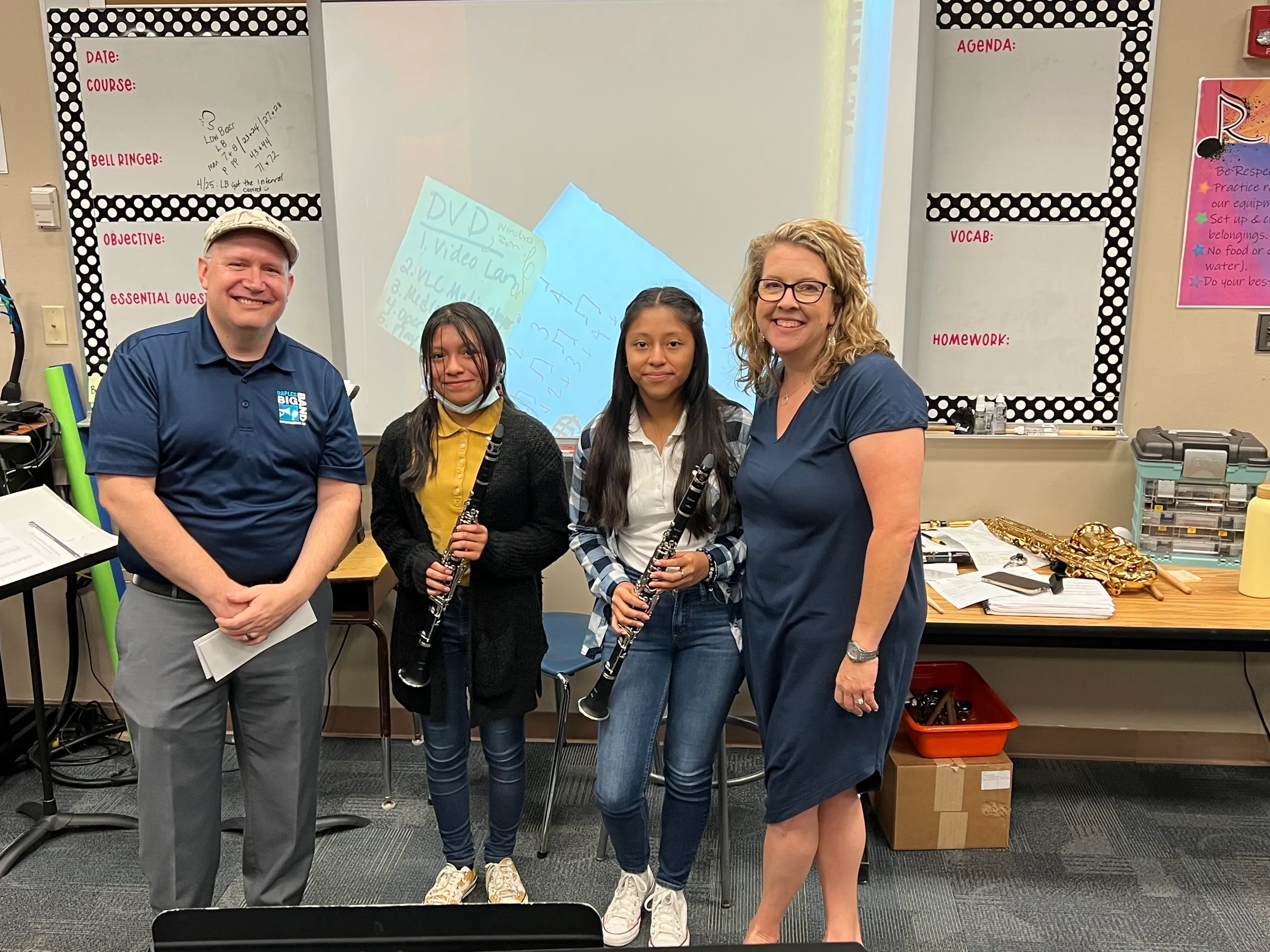 Naples Big Band supporting youth music education with student instrument donation