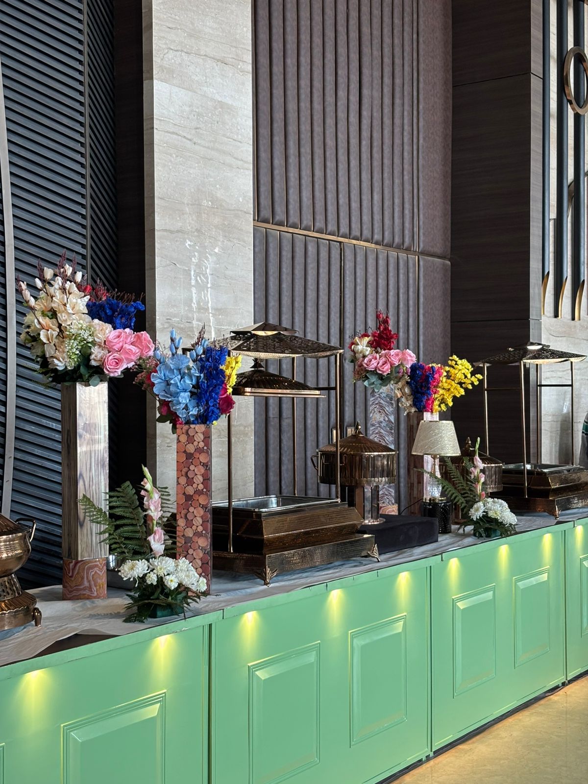 Luxury Wedding Buffet & Floral Installations