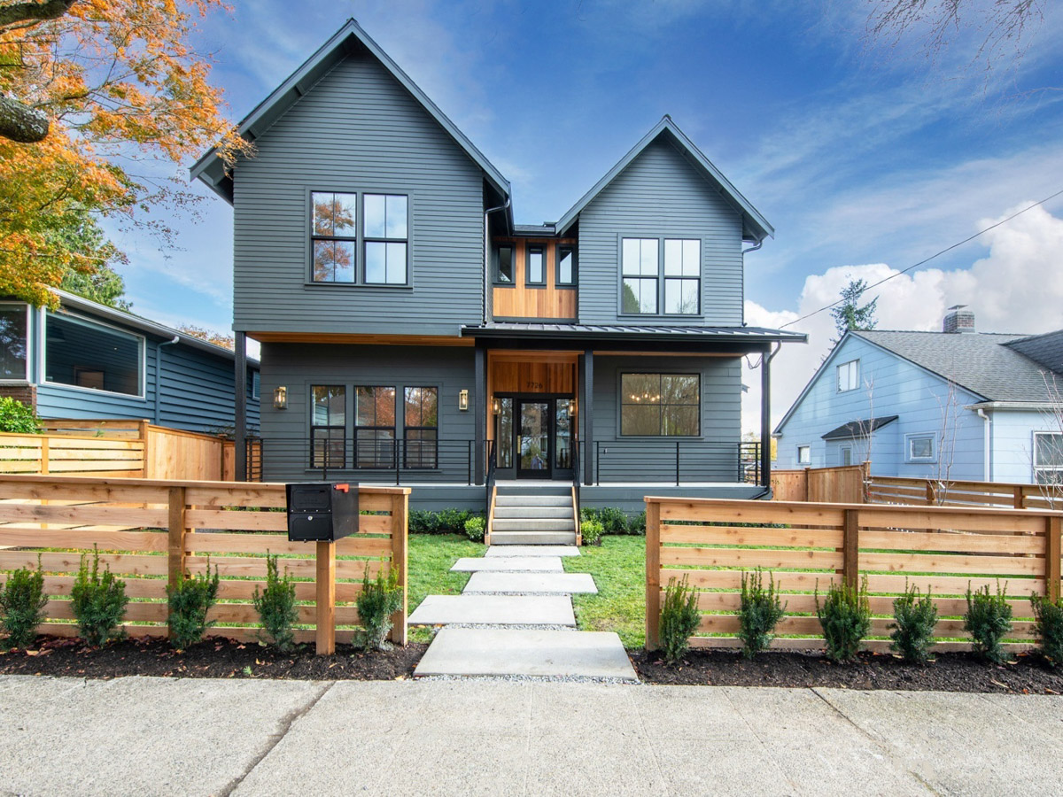 Prominently Modern Design with Cedar Wood Siding project in Seattle, WA