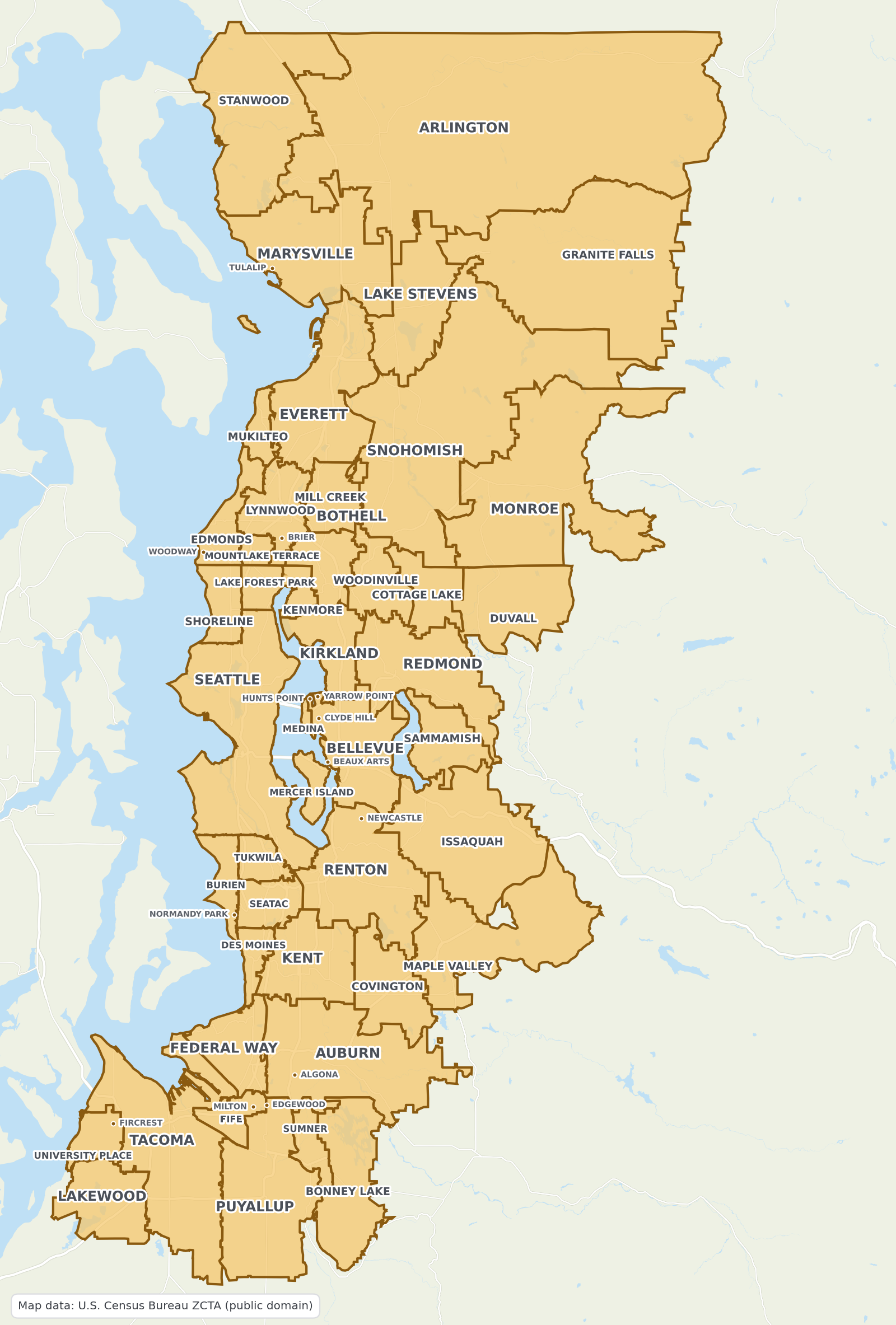 Best Quality General Contractor Service Area Map