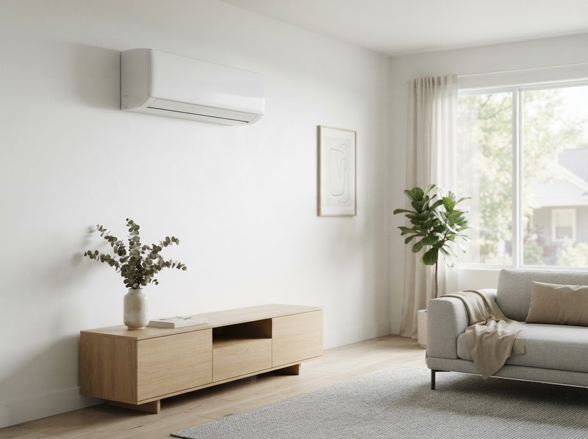 Ductless mini-split installation