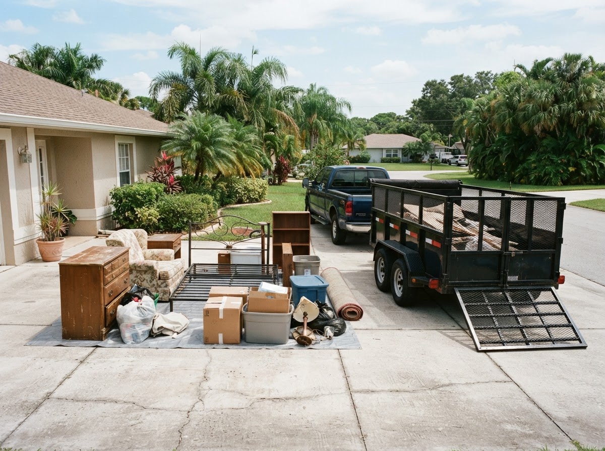 Junk removal and hauling services in Town 'N' Country