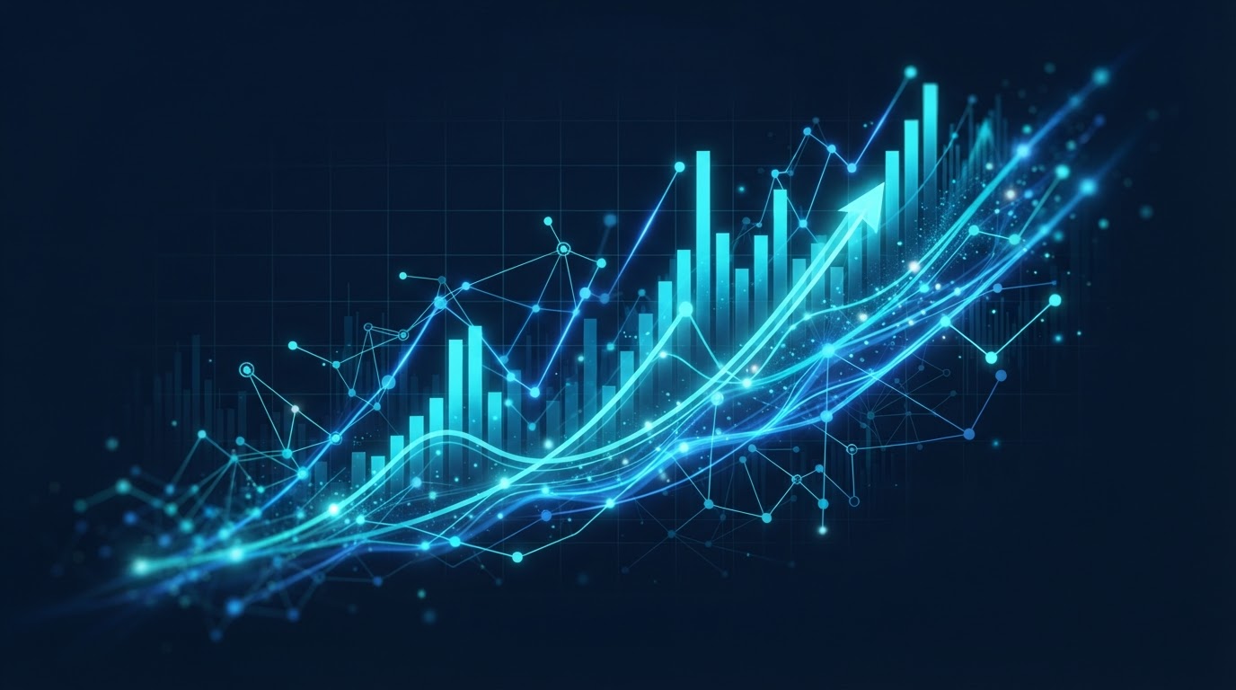 Fluent Ledgers Marketing growth dashboard and analytics visualization