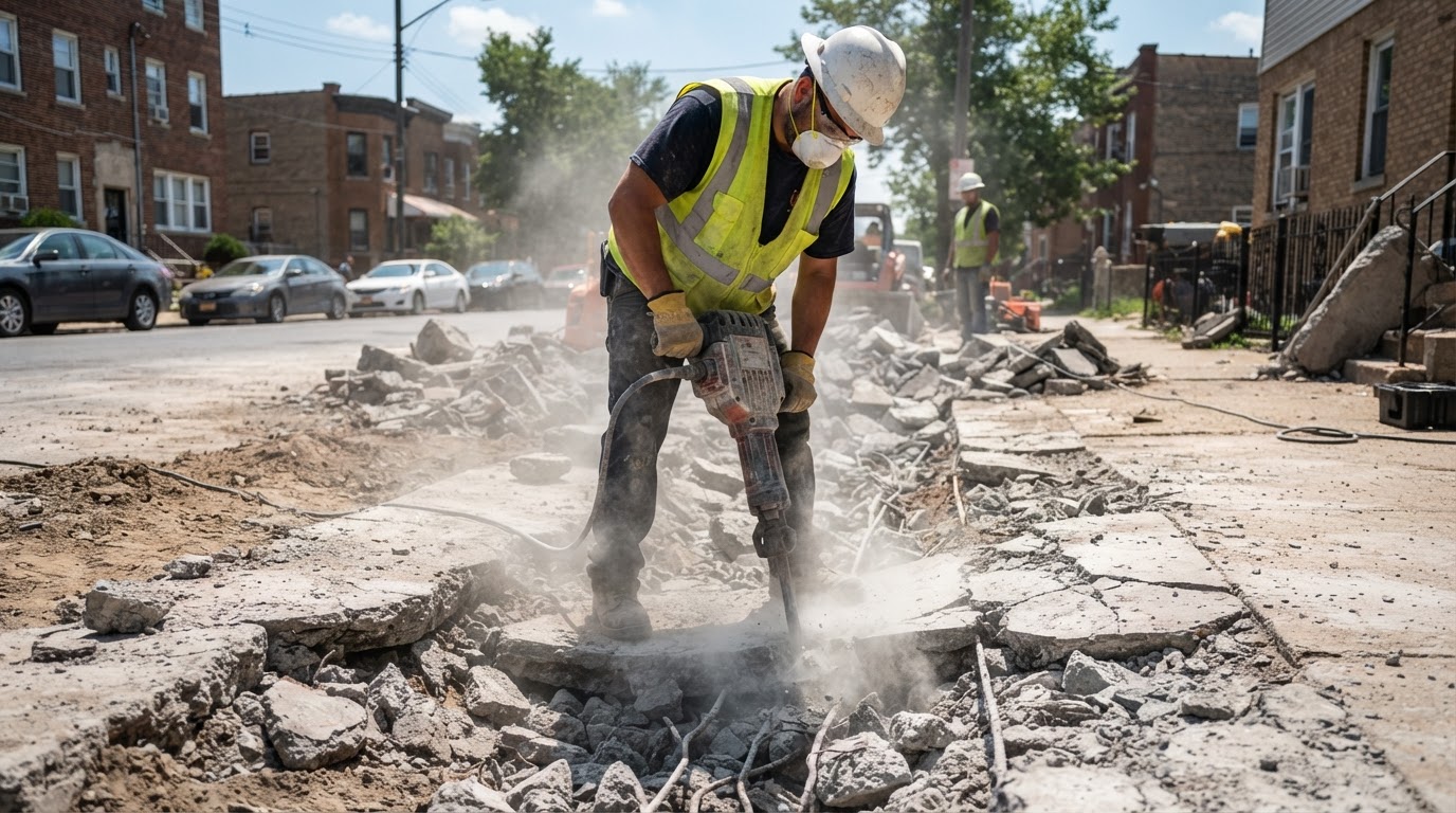 Concrete Repair — Greater Austin commercial paving project