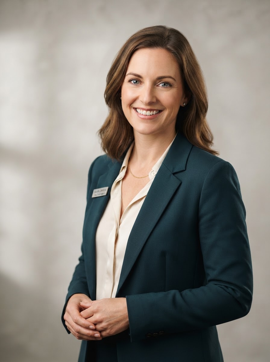 Sample agent image — a friendly professional real estate agent portrait