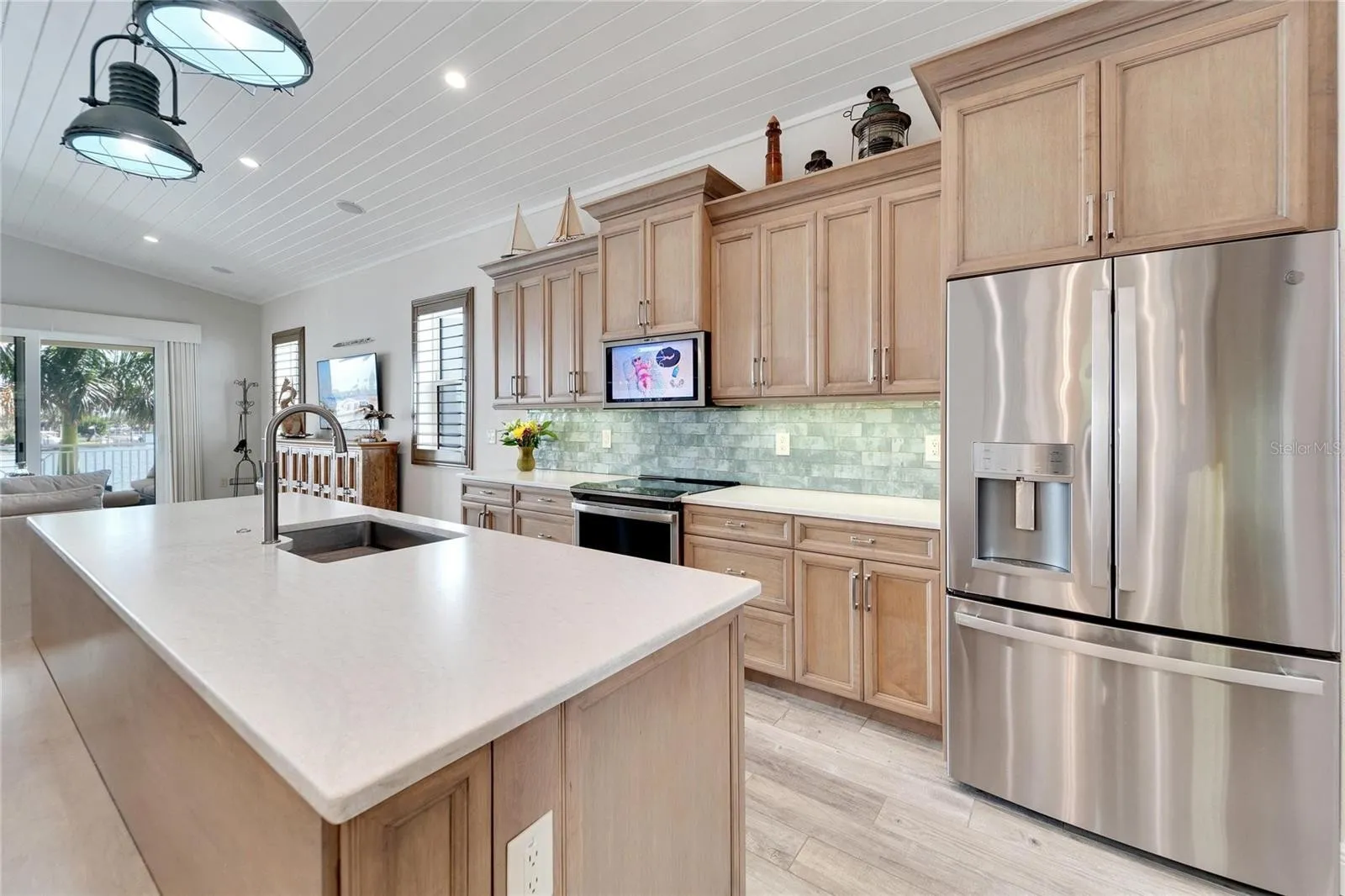 Custom Chef's Island & Artisan Tile Backsplash — Remodeling, Madeira Beach, FL