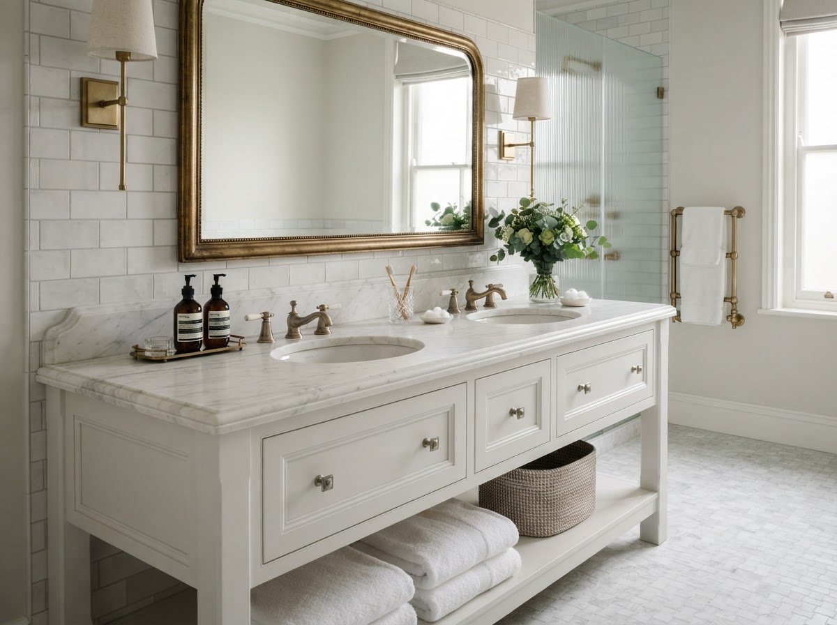 Marble bathroom vanity top · Nashua, NH