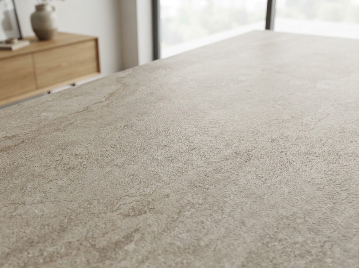 Porcelain countertop surface