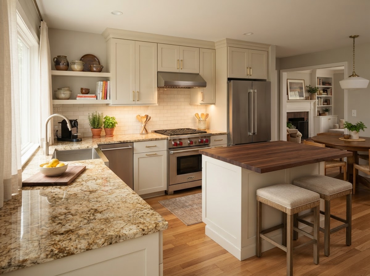 Granite kitchen countertops · Londonderry, NH