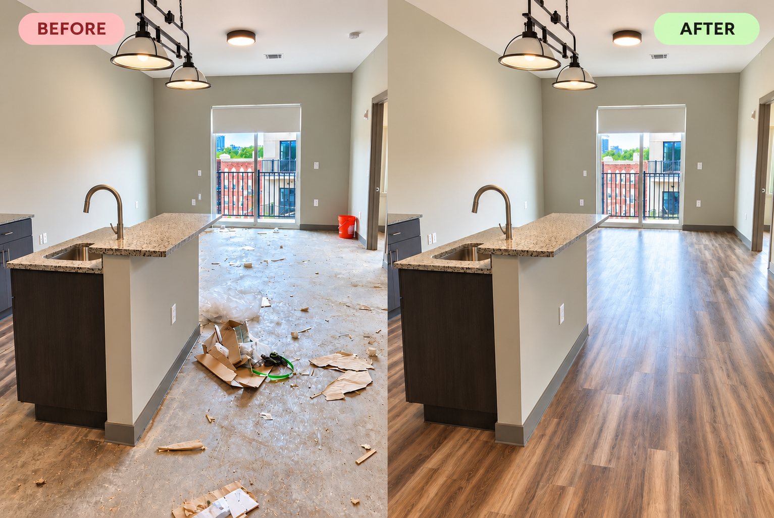 Commercial cleaning transformation by Enterprise Cleaning Service