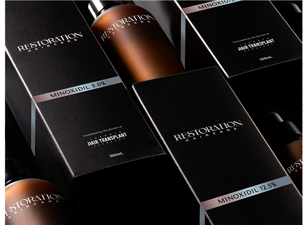 Restoration Haircare Packaging & Brand Showcase
