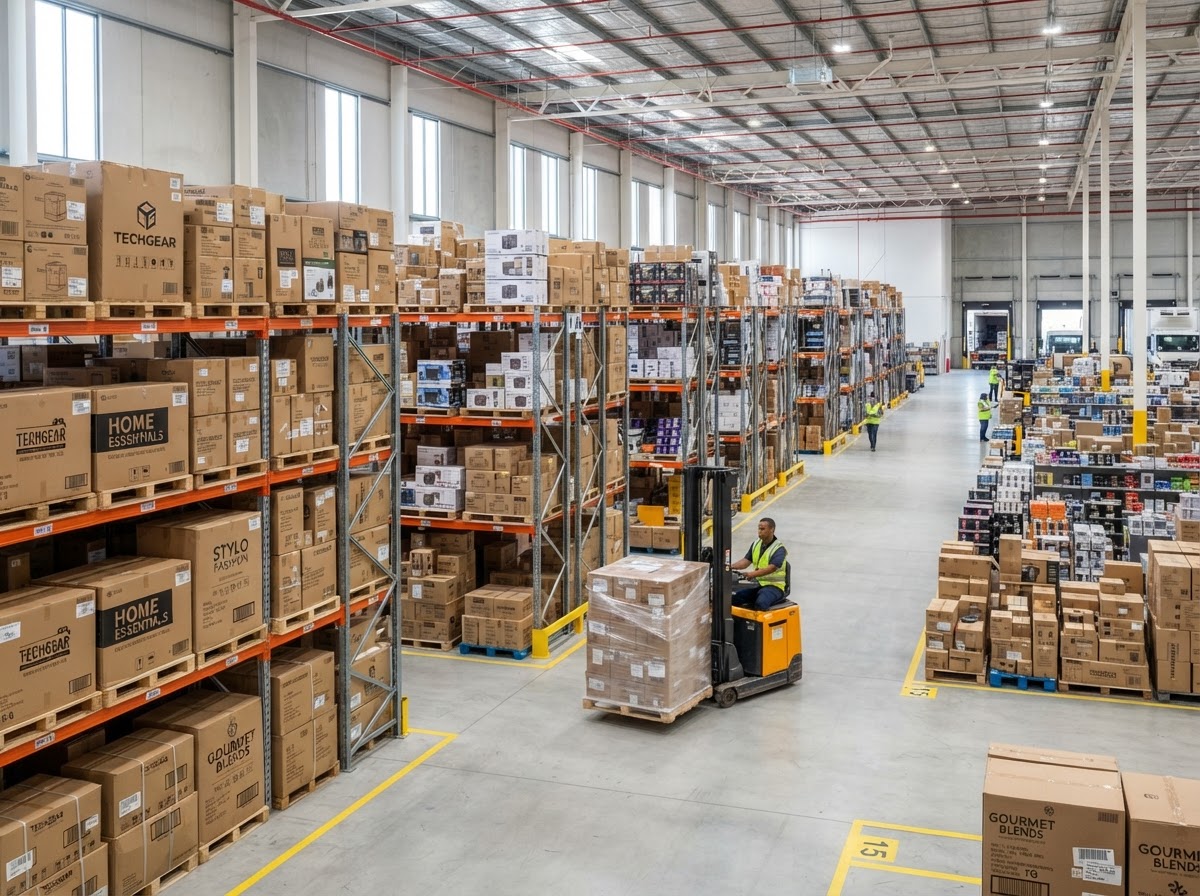 Quest Sport warehouse inventory and retail distribution coordination