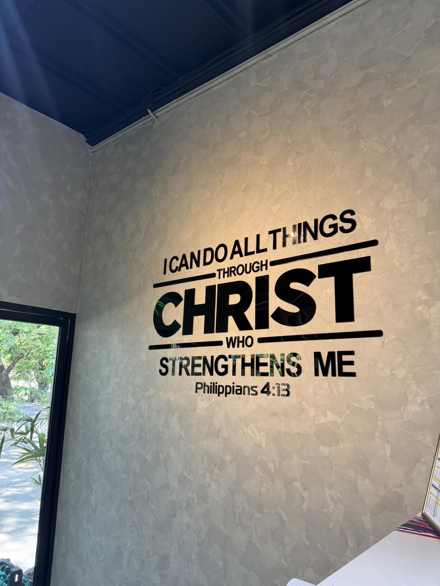 True Strength Fitness Scripture Wall - Philippians 4:13