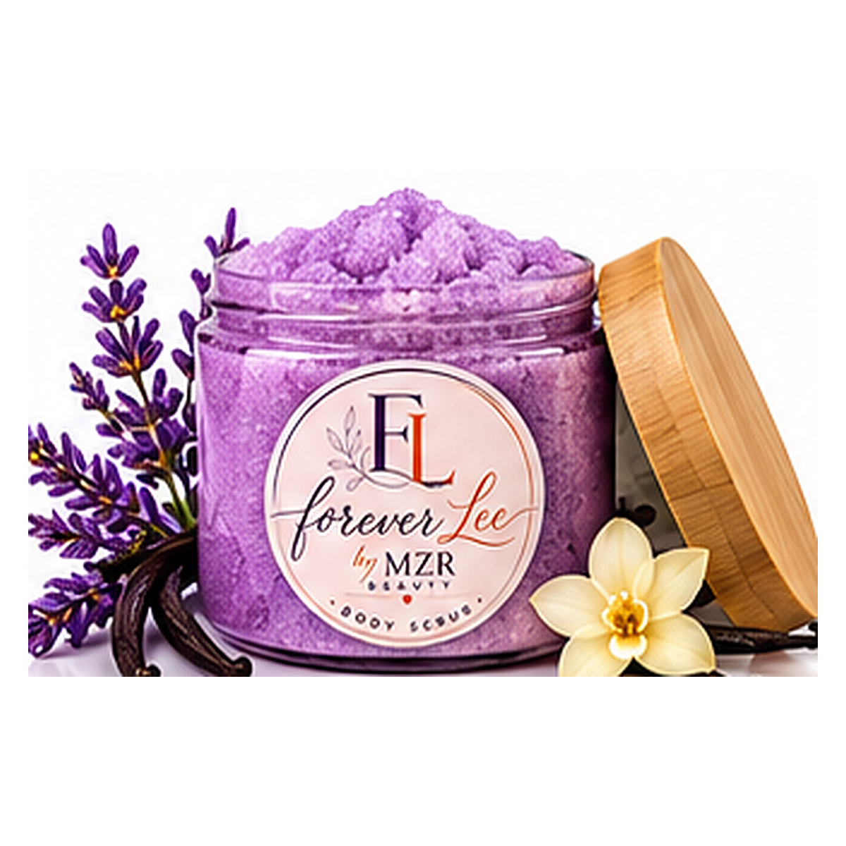 Floral and Calm Collection Slot: Jars surrounded by Floral and Calm ingredients