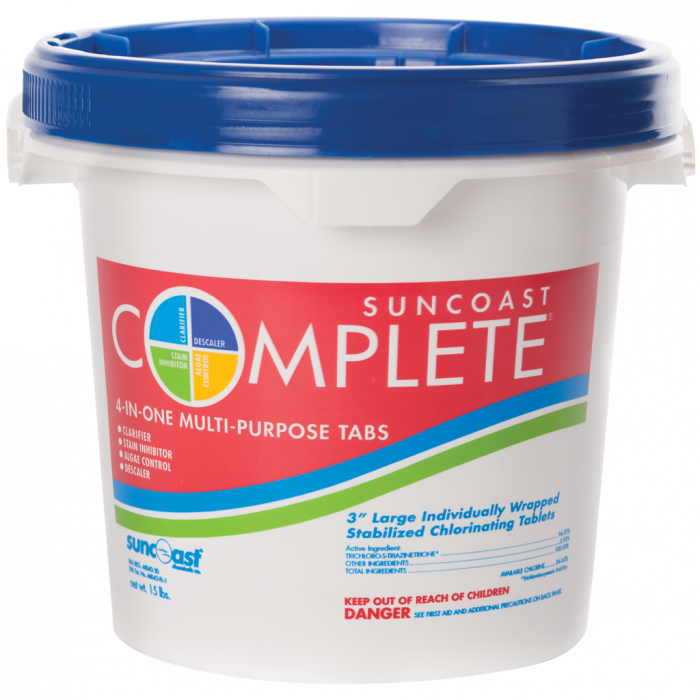 Suncoast Complete Multi-Purpose 3" Chlorine Tablets (35 lb)