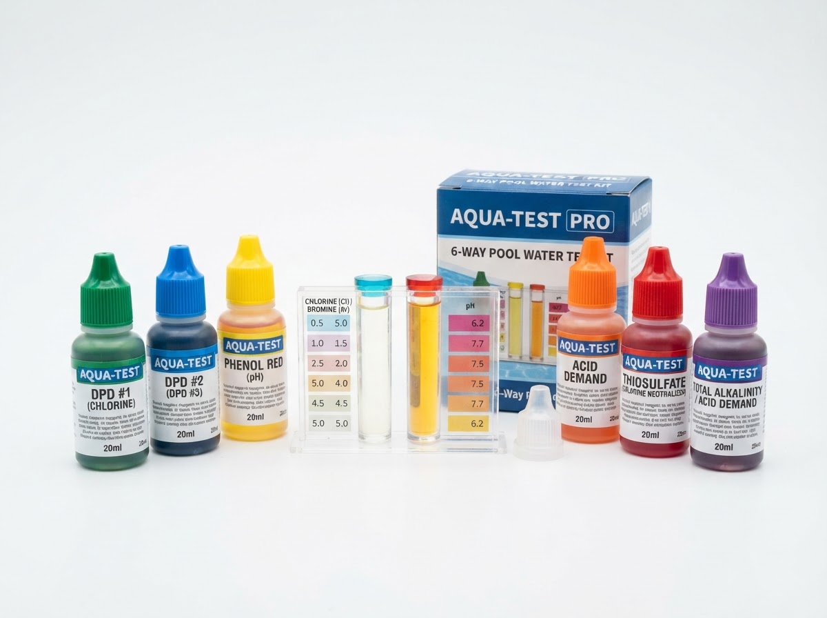 Pool Care 6-Way Test Kit