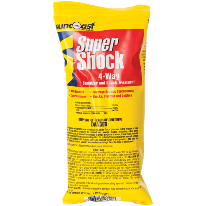 Suncoast Super Shock 4-Way Sanitizer & Shock (1 lb)