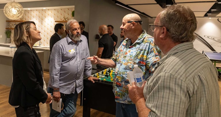 Guests gathered at a Guardian Chamber community event in July.