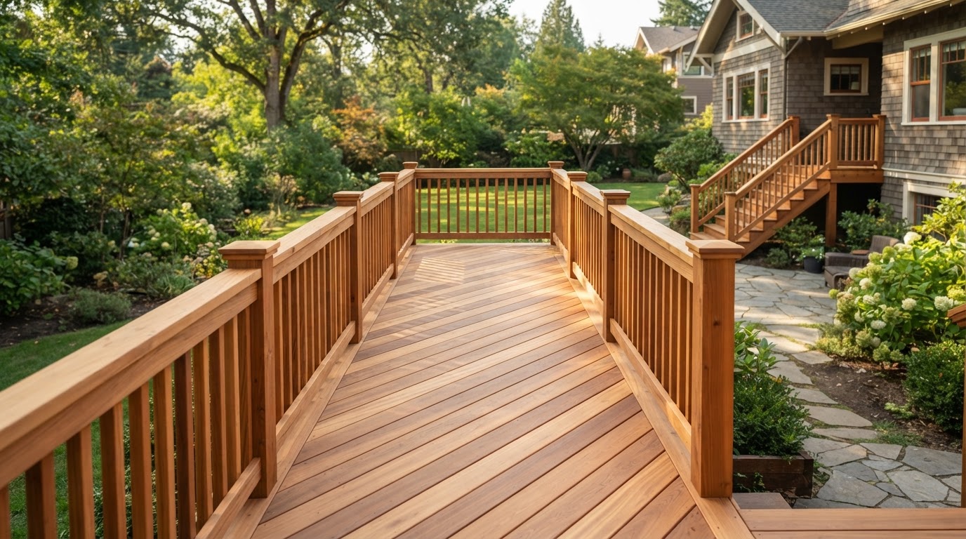 Replaced deck boards