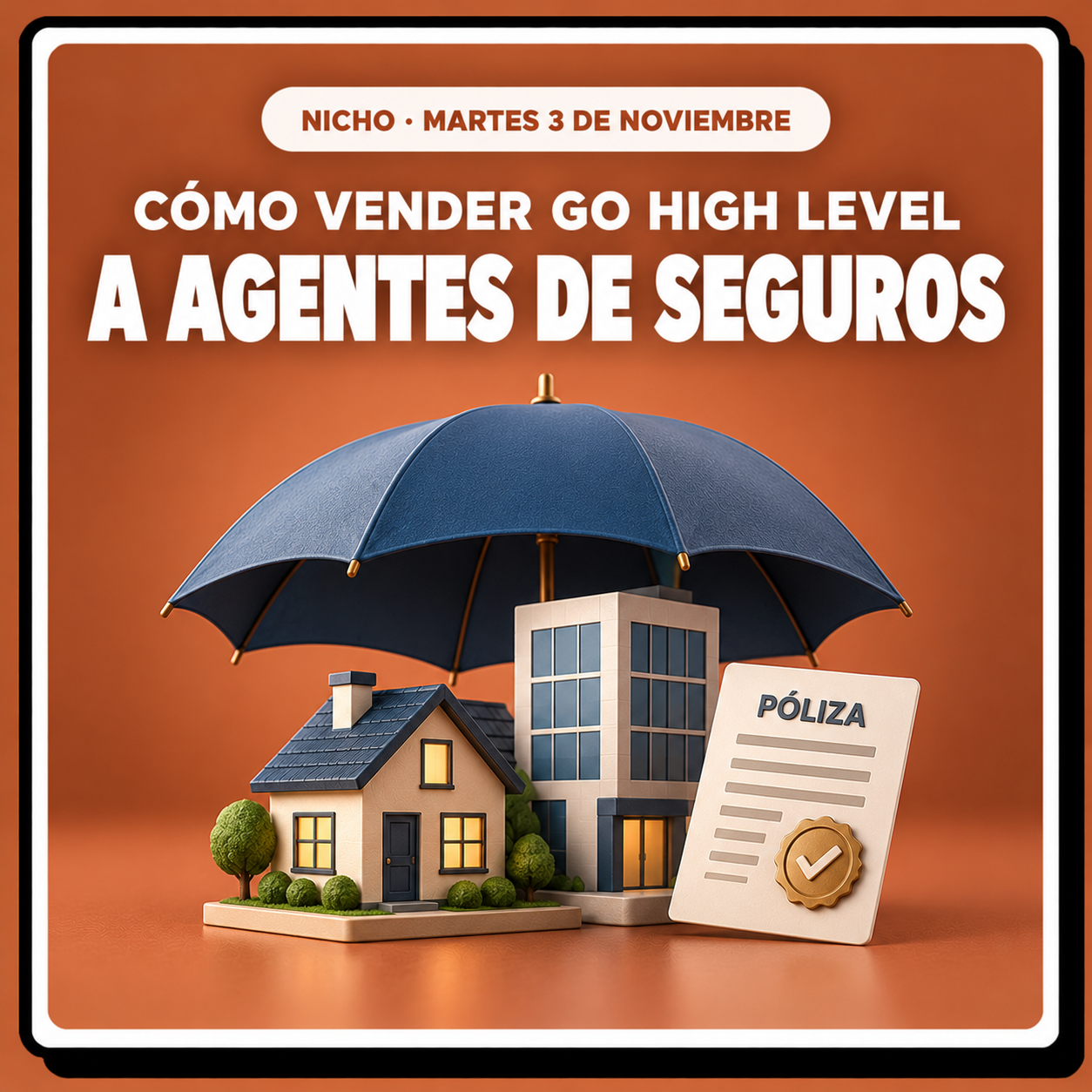 Nicho · Cómo vender Go High Level a agentes de seguros