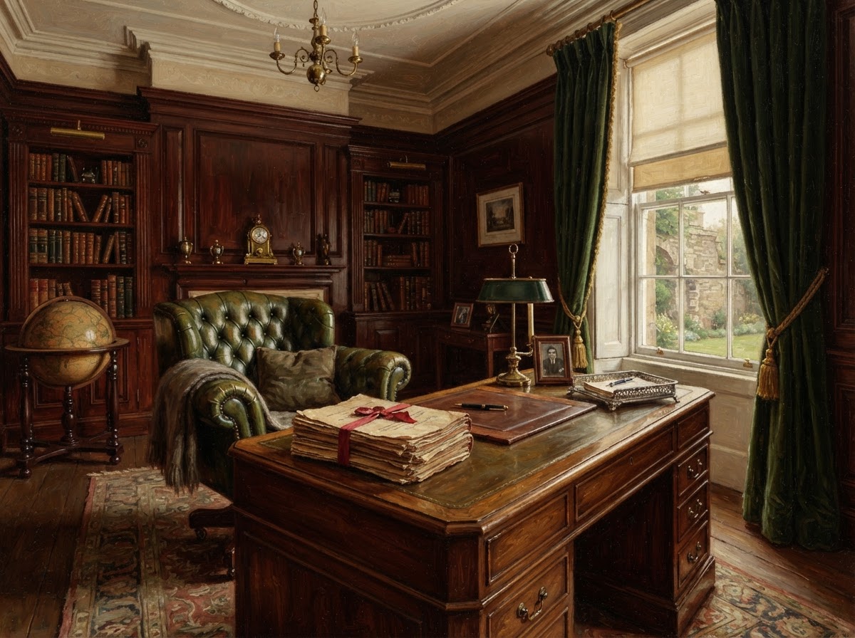 Executive private office where M&A strategy is directed and deals are closed