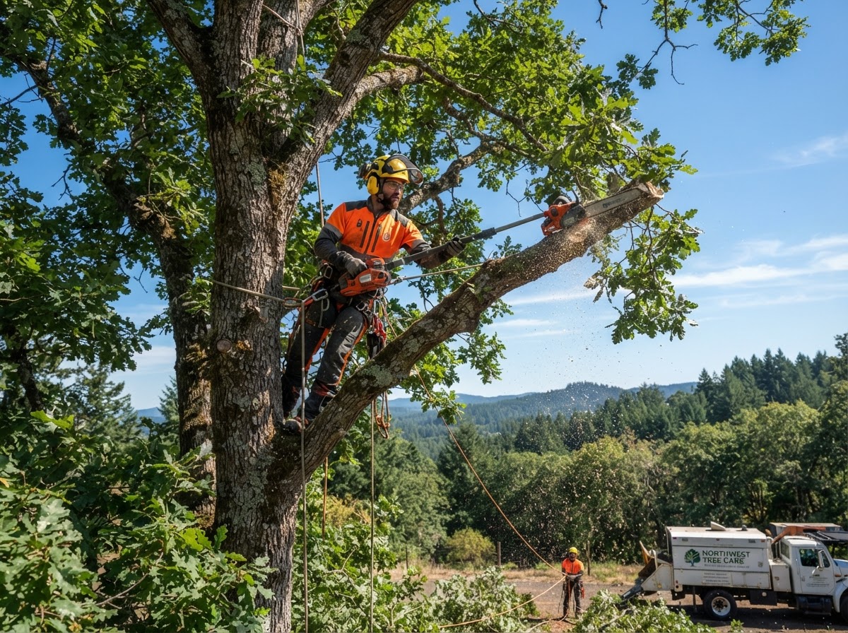 Tree Cutting & Trimming by Metro Mowing Services and Maintenance LLC in Gaston OR