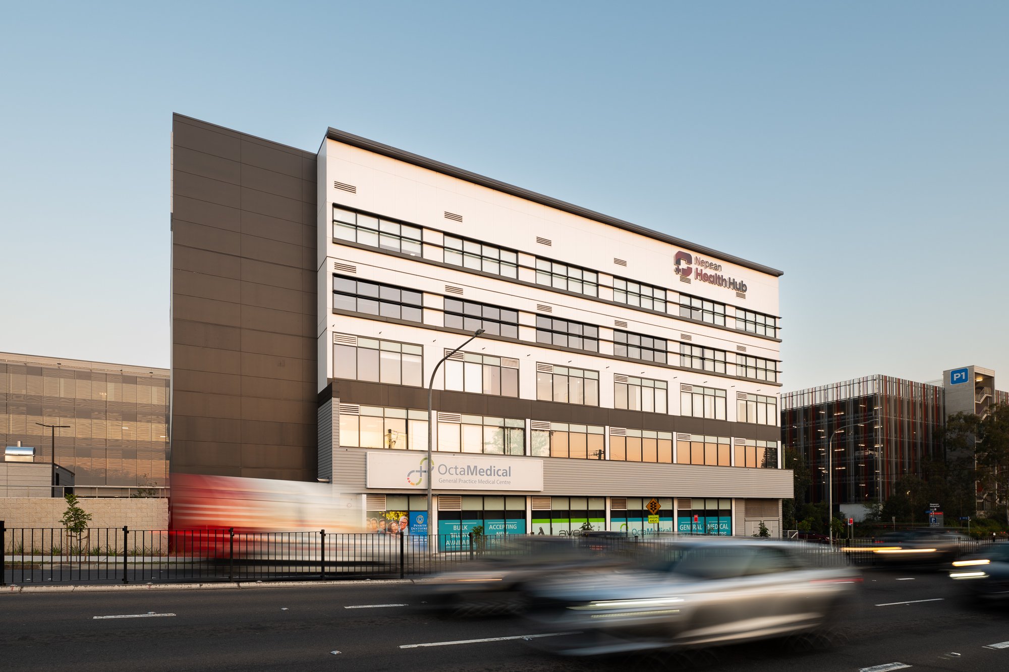 Nepean Health Hub medical building street view and general practice centre