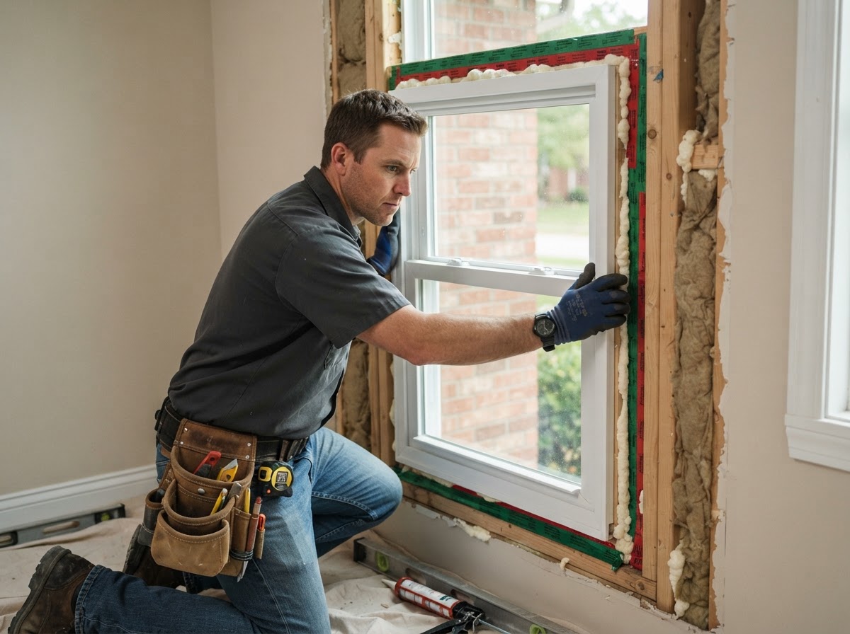 Window replacement installation in Amarillo