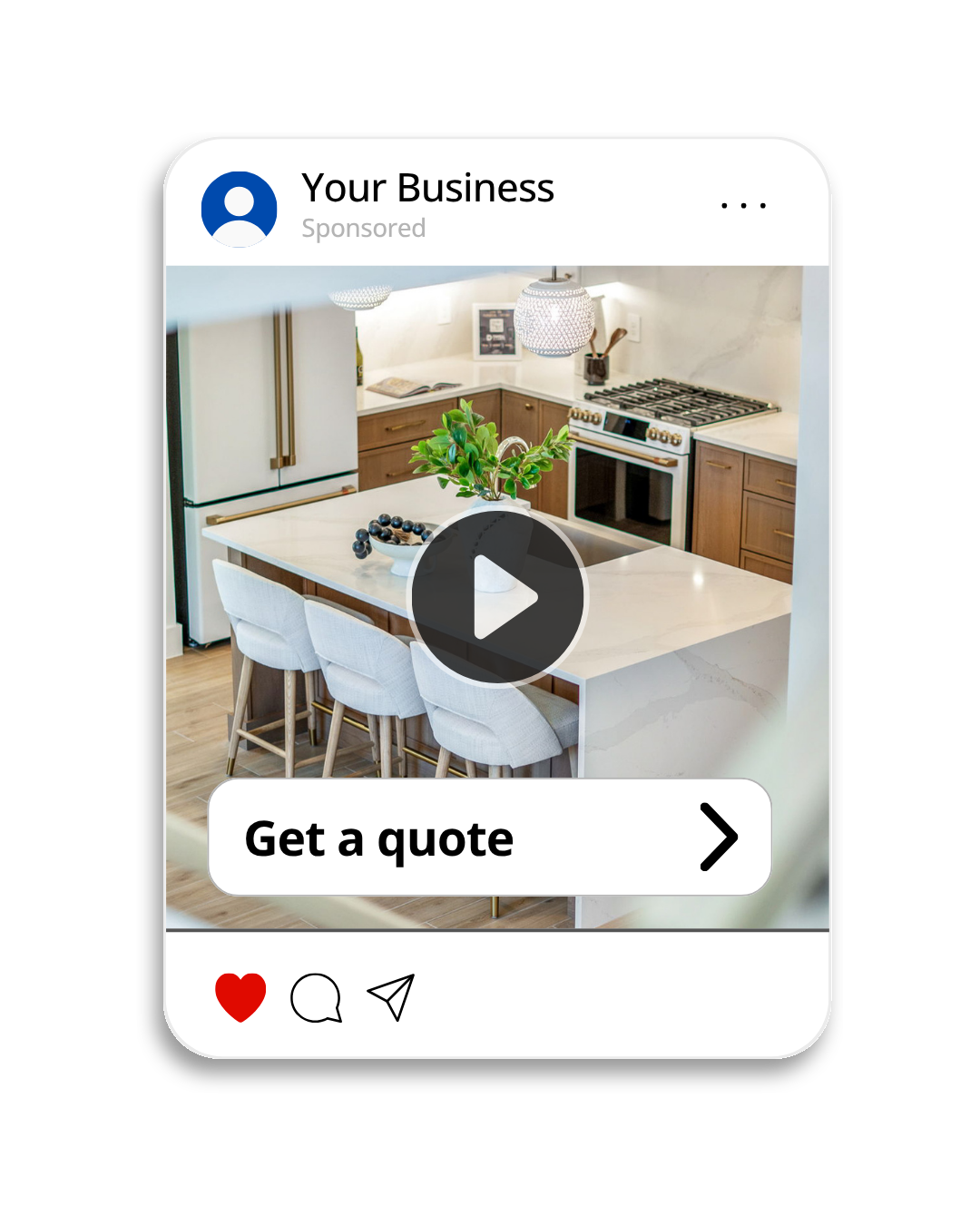 Kitchen island ad