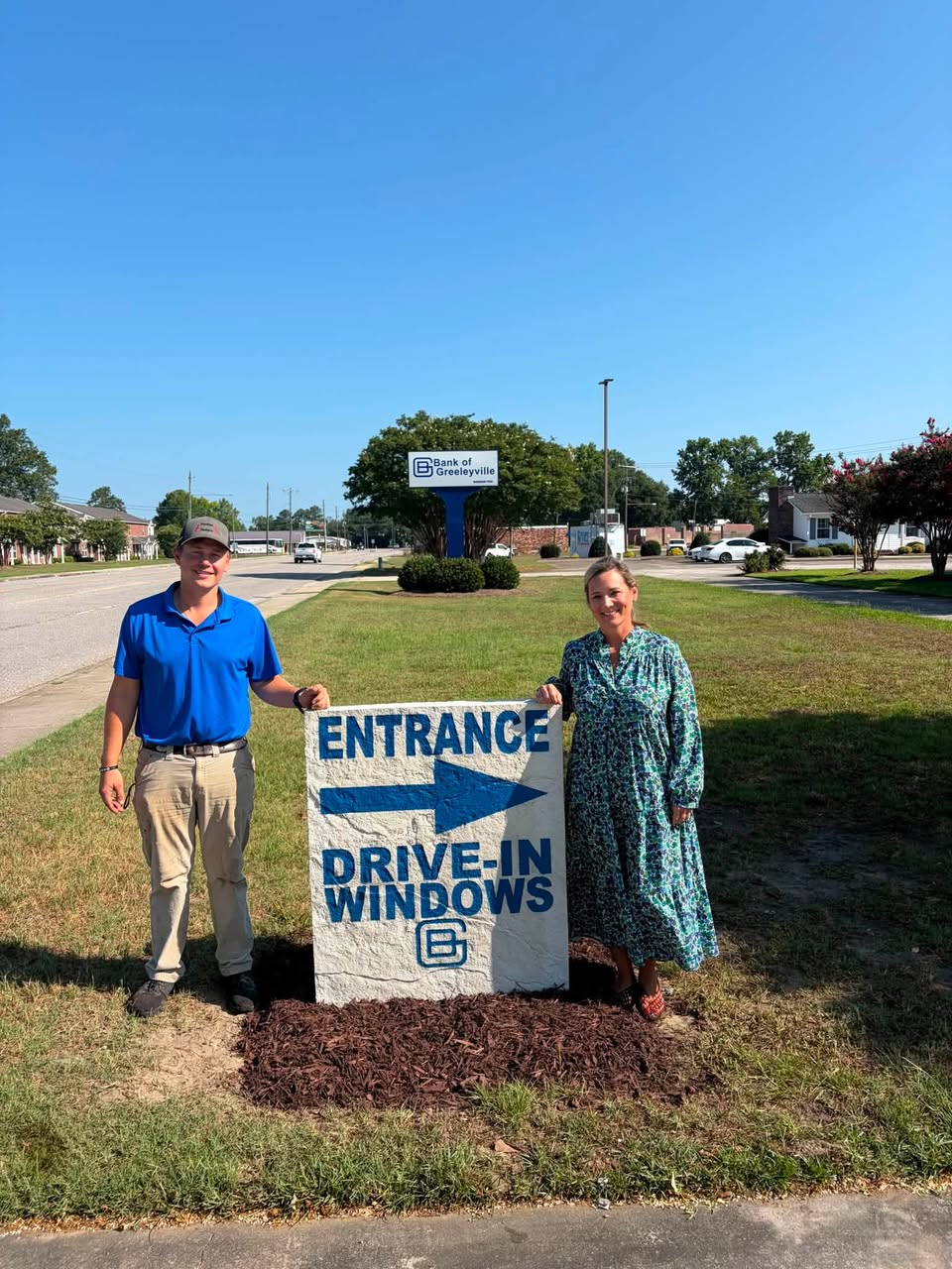 Bank of Greeleyville Directional Boulder