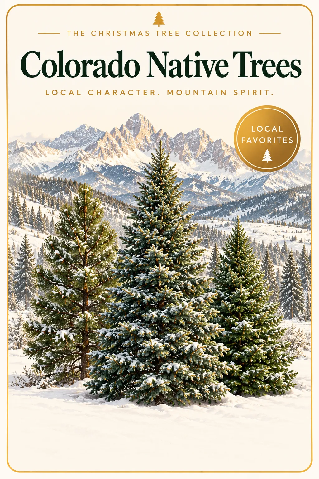 Colorado Native Trees - The Christmas Tree Collection