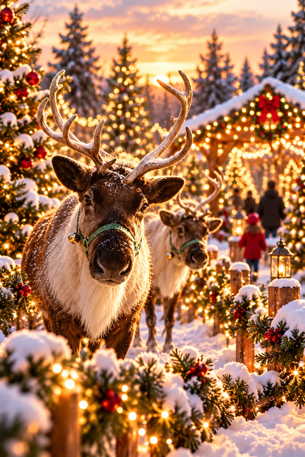 Holiday Events - Reindeer and holiday festivities