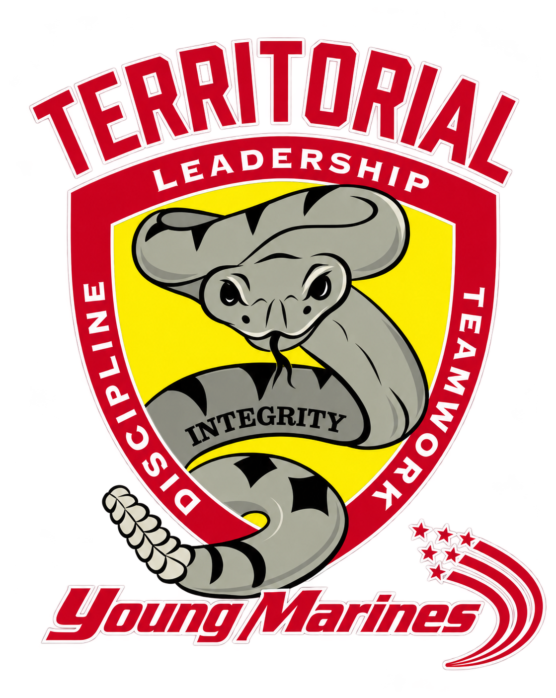 Territorial Young Marines logo
